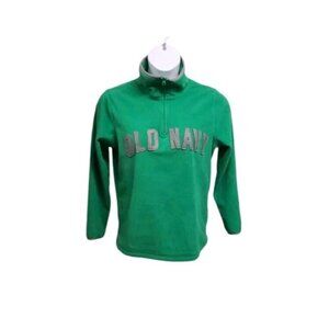 Old Navy Womens Large Green Pullover Fleece Jacket  Quarter Zip